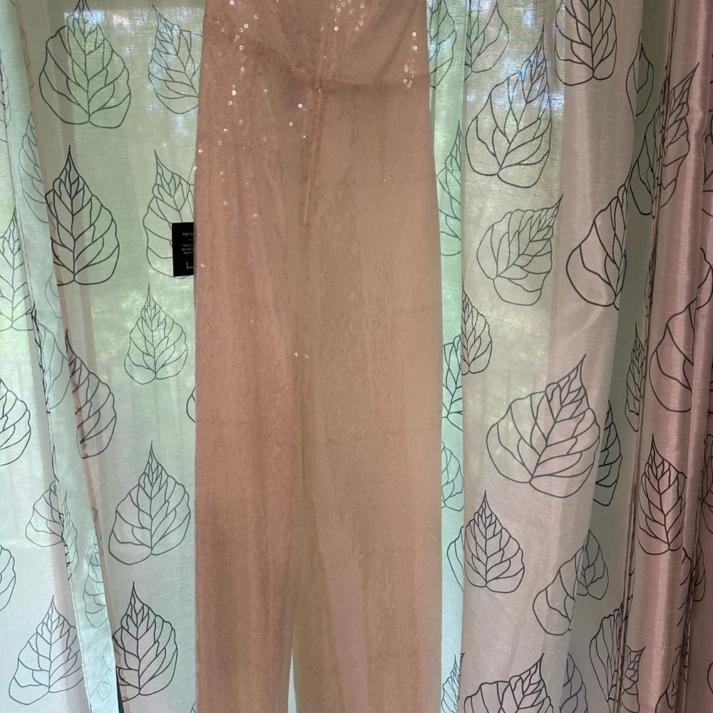 Lulu's White Strapless Jumpsuit Wide-Leg Elegance - Picture 3 of 3